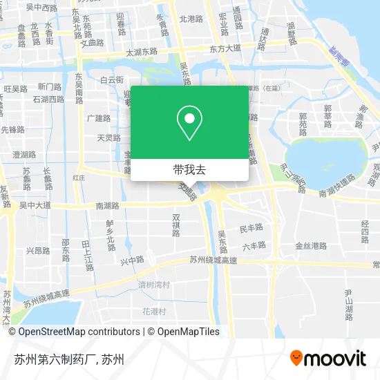 苏州第六制药厂地图