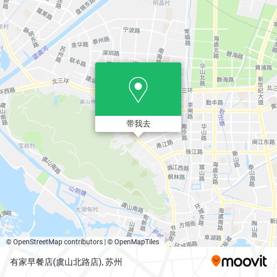有家早餐店(虞山北路店)地图
