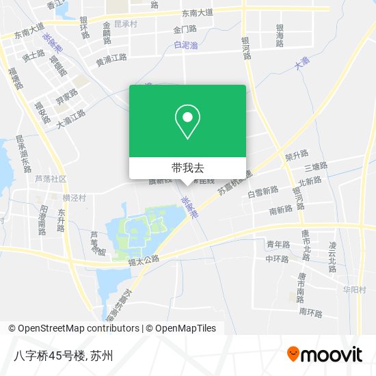 八字桥45号楼地图