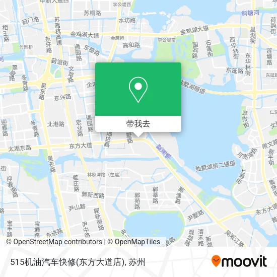 515机油汽车快修(东方大道店)地图