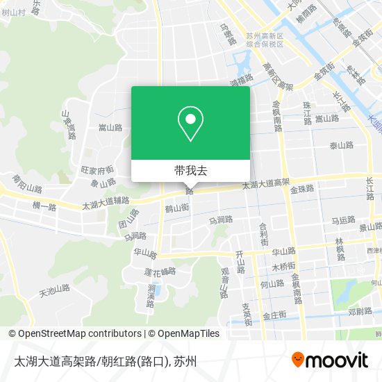 太湖大道高架路/朝红路(路口)地图