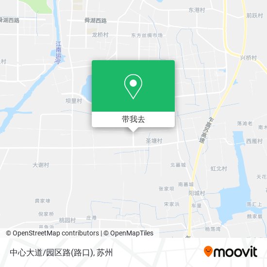 中心大道/园区路(路口)地图