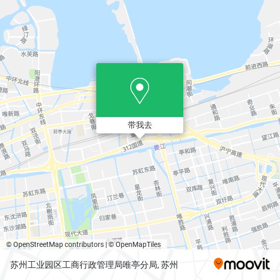 苏州工业园区工商行政管理局唯亭分局地图