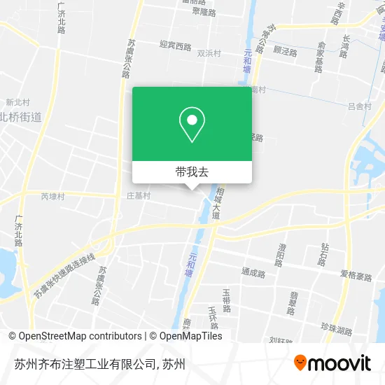 苏州齐布注塑工业有限公司地图