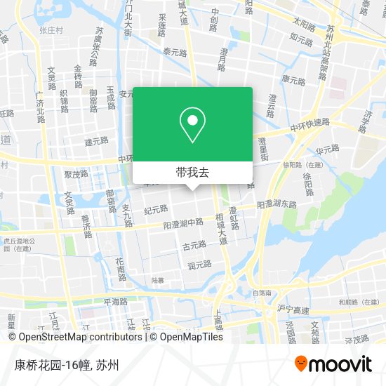 康桥花园-16幢地图