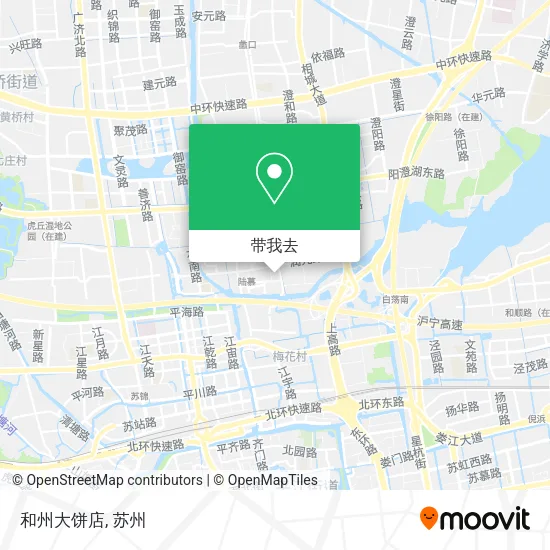 和州大饼店地图