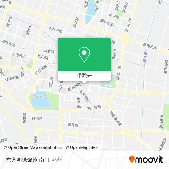 东方明珠锦苑-南门地图
