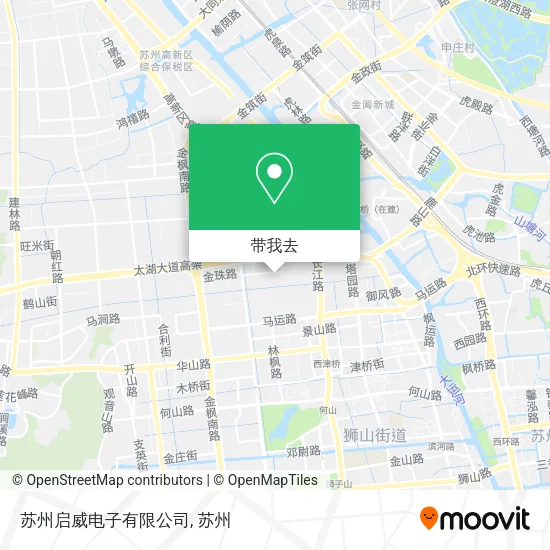 苏州启威电子有限公司地图