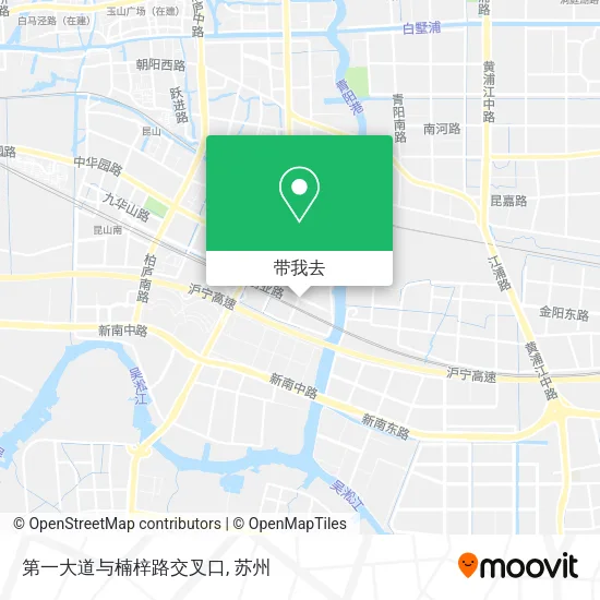第一大道与楠梓路交叉口地图