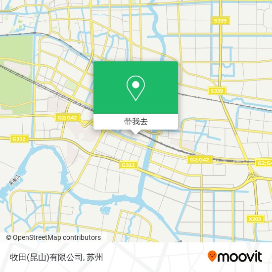牧田(昆山)有限公司地图