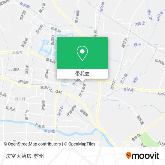 庆富大药房地图