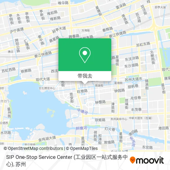 SIP One-Stop Service Center (工业园区一站式服务中心)地图