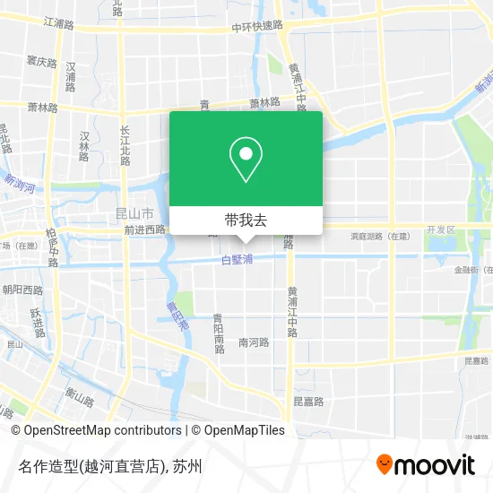 名作造型(越河直营店)地图