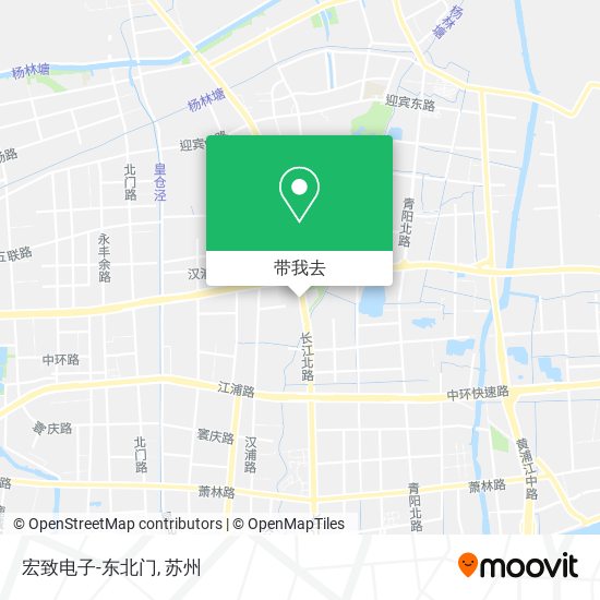 宏致电子-东北门地图