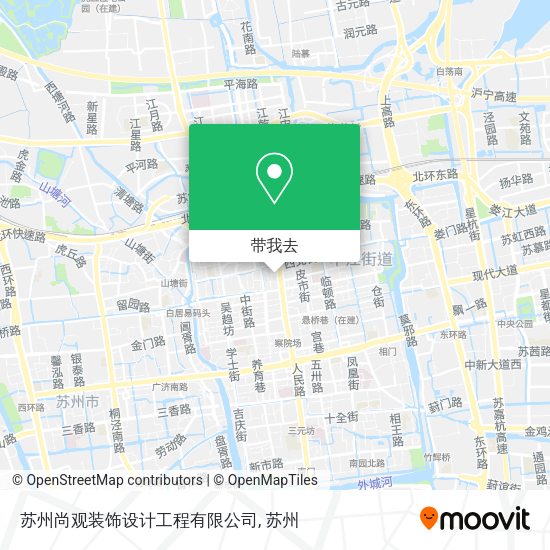 苏州尚观装饰设计工程有限公司地图