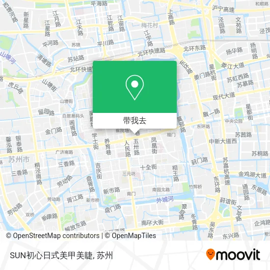 SUN初心日式美甲美睫地图