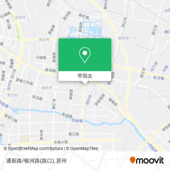 通新路/银河路(路口)地图