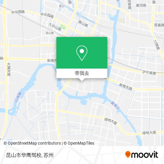 昆山市华鹰驾校地图
