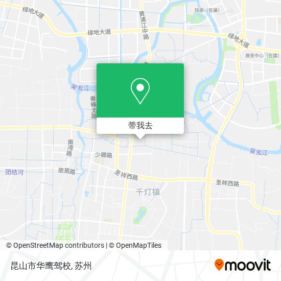 昆山市华鹰驾校地图