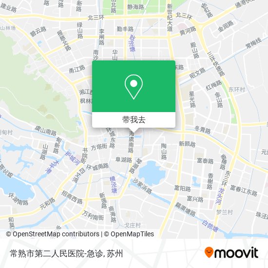常熟市第二人民医院-急诊地图