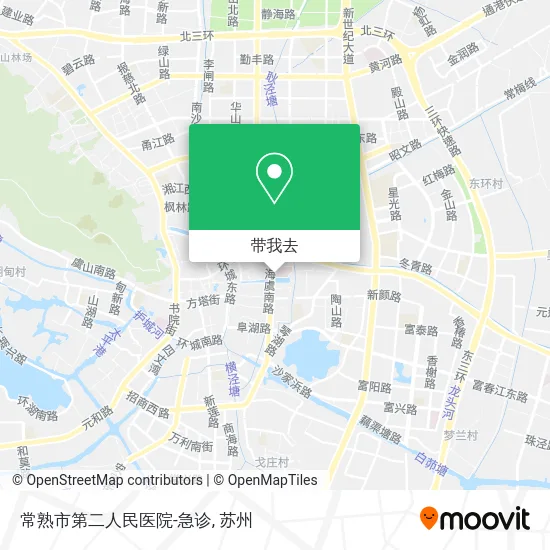 常熟市第二人民医院-急诊地图