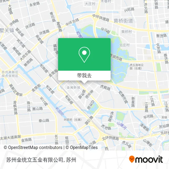 苏州金统立五金有限公司地图