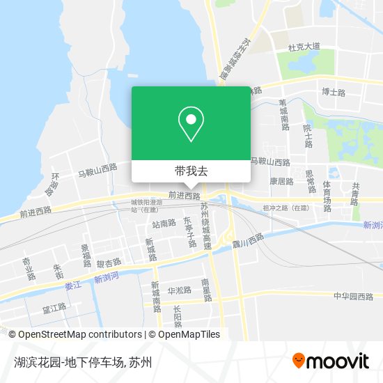 湖滨花园-地下停车场地图