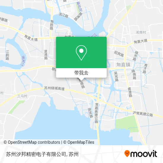苏州汐邦精密电子有限公司地图