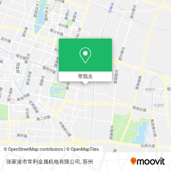 张家港市常利金属机电有限公司地图