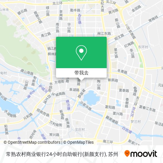 常熟农村商业银行24小时自助银行(新颜支行)地图