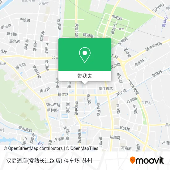 汉庭酒店(常熟长江路店)-停车场地图
