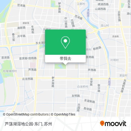 芦荡湖湿地公园-东门地图
