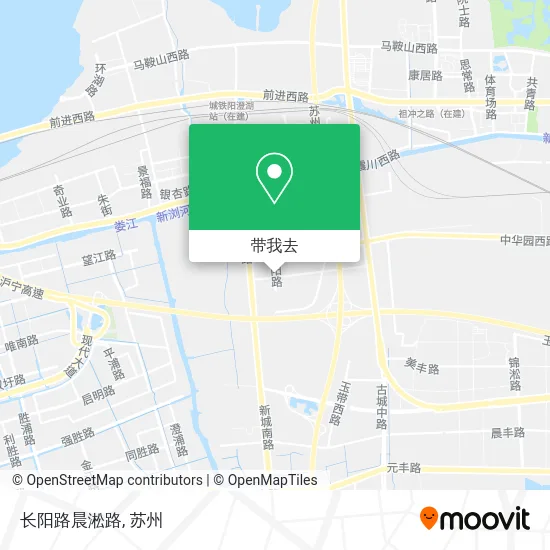 长阳路晨淞路地图