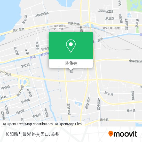 长阳路与晨淞路交叉口地图