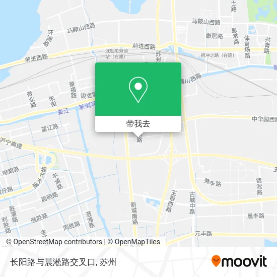 长阳路与晨淞路交叉口地图