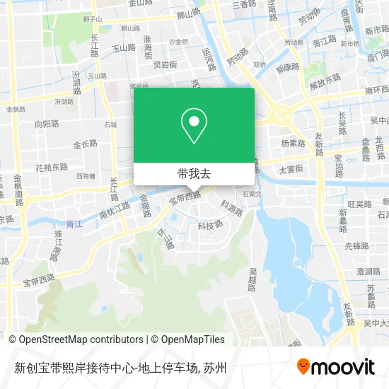 新创宝带熙岸接待中心-地上停车场地图