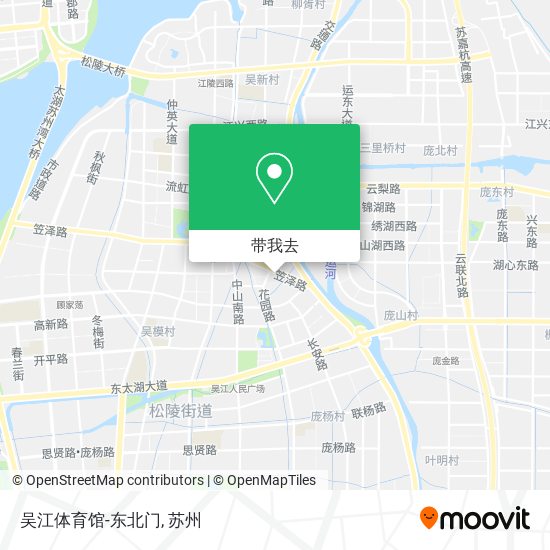 吴江体育馆-东北门地图
