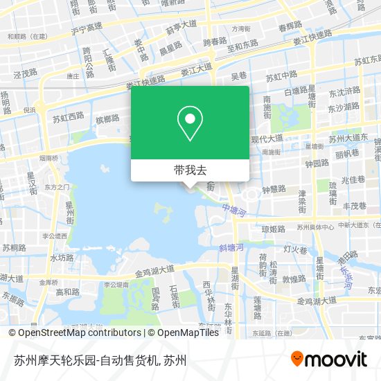 苏州摩天轮乐园-自动售货机地图