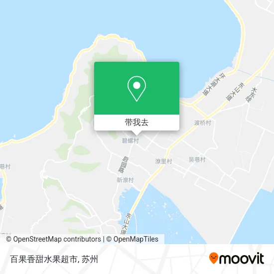 百果香甜水果超市地图
