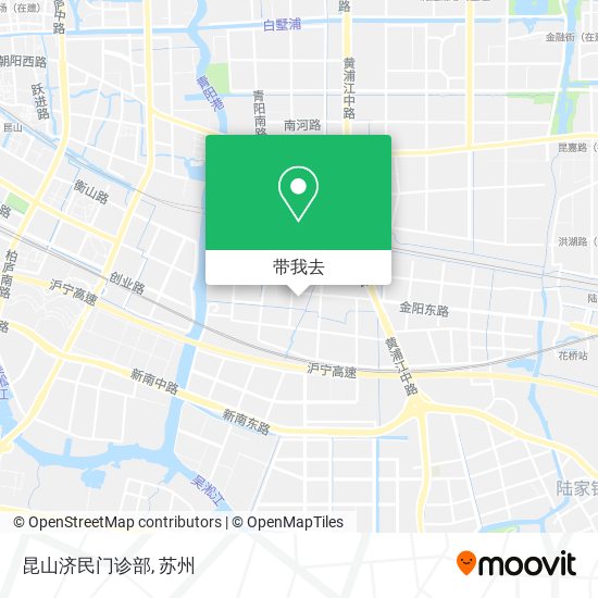 昆山济民门诊部地图