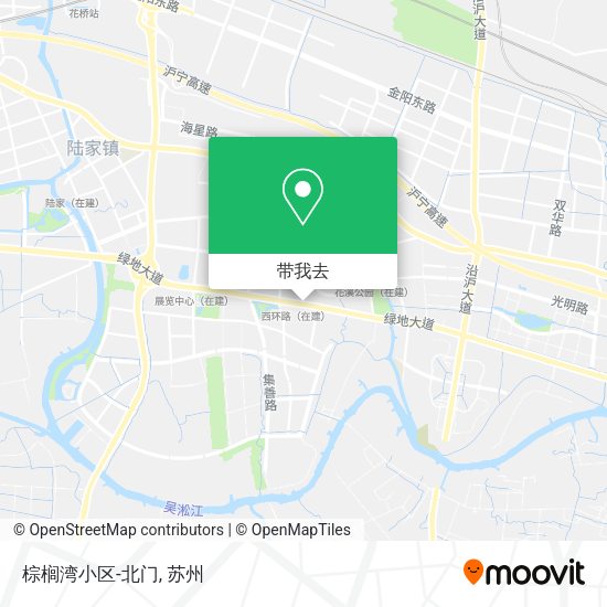 棕榈湾小区-北门地图
