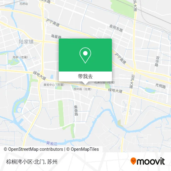 棕榈湾小区-北门地图