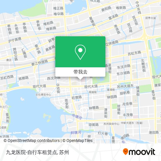 九龙医院-自行车租赁点地图