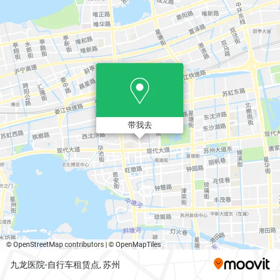 九龙医院-自行车租赁点地图