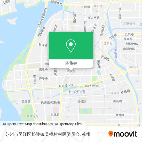 苏州市吴江区松陵镇吴模村村民委员会地图