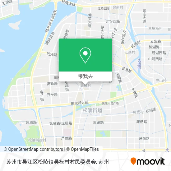 苏州市吴江区松陵镇吴模村村民委员会地图