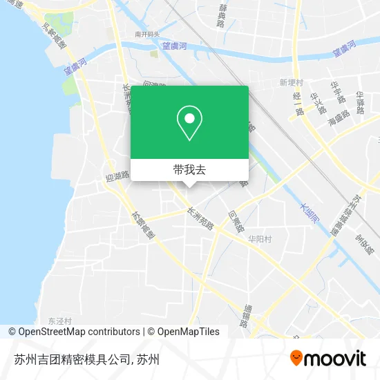 苏州吉团精密模具公司地图