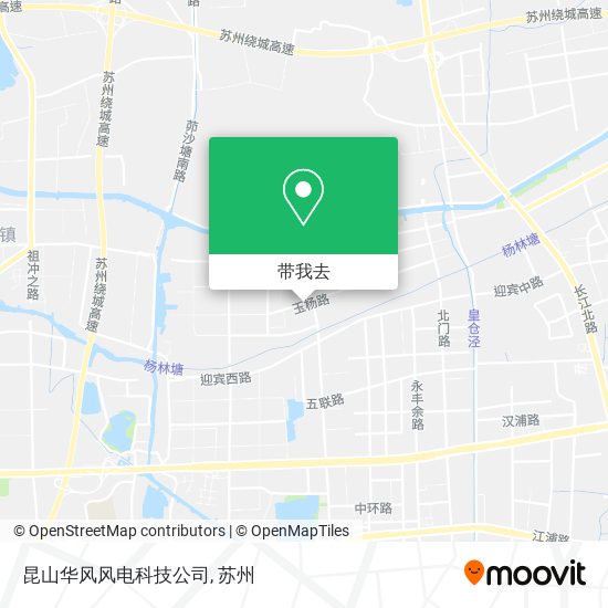 昆山华风风电科技公司地图