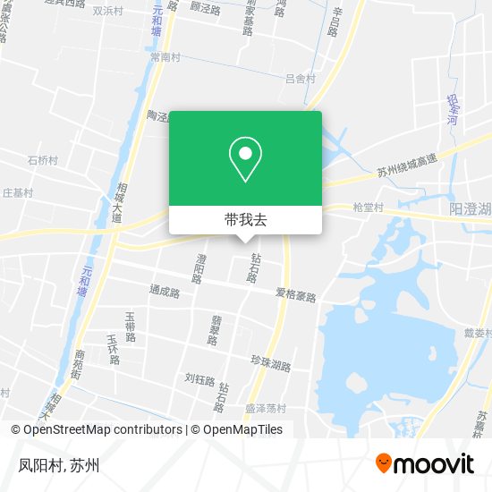 凤阳村地图
