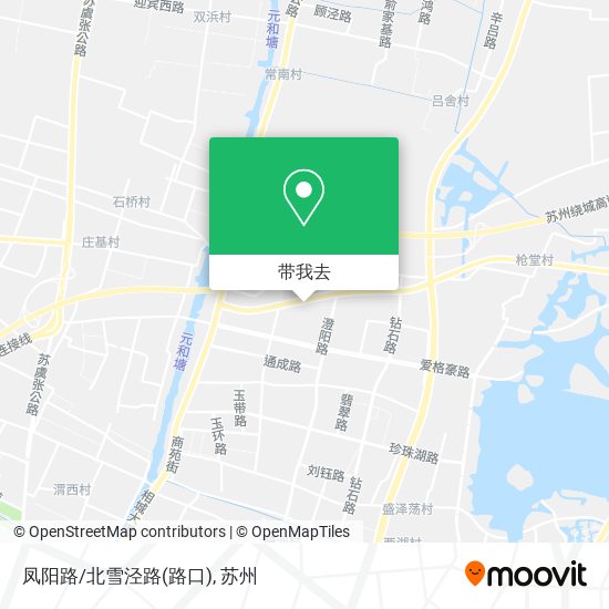 凤阳路/北雪泾路(路口)地图